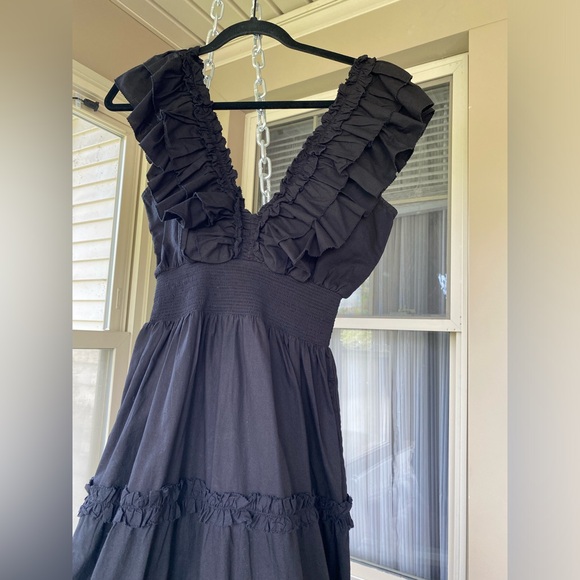 Anthropologie, Black Tiered, Dress! - Picture 3 of 8